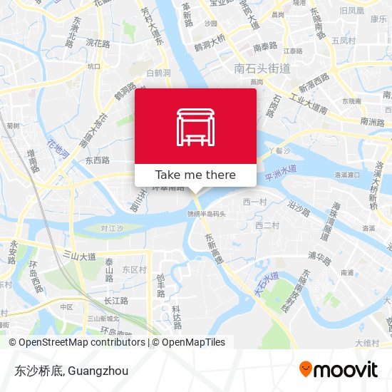 东沙桥底 map