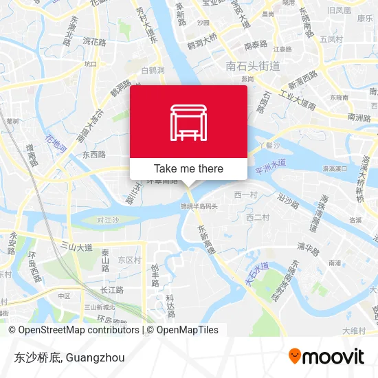 东沙桥底 map