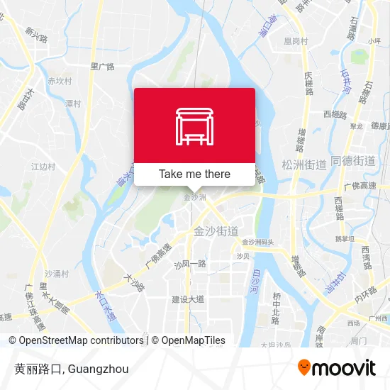 黄丽路口 map