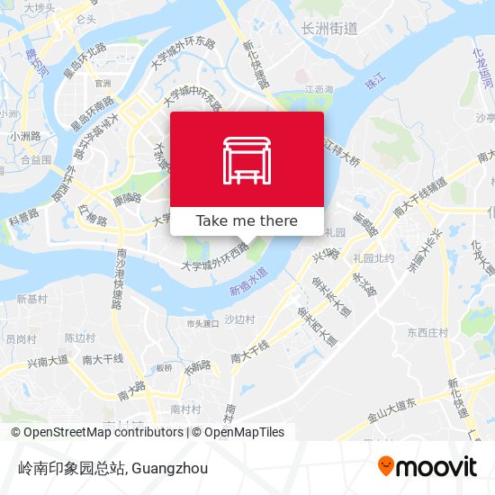 岭南印象园总站 map