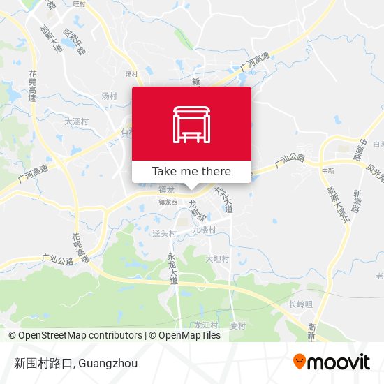 新围村路口 map