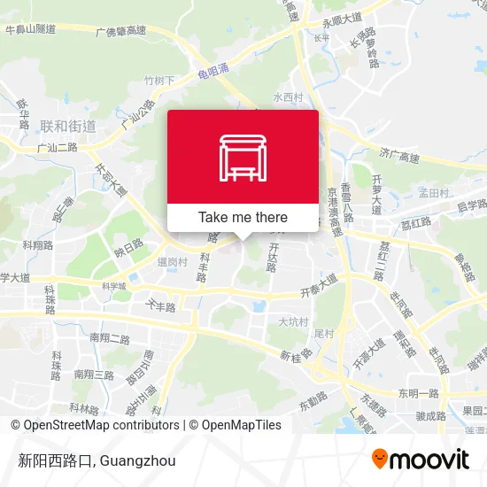新阳西路口 map