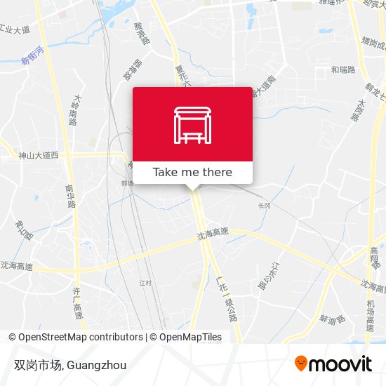 双岗市场 map