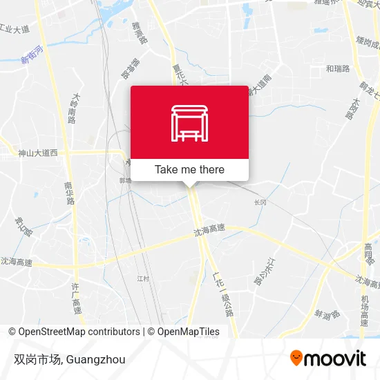 双岗市场 map