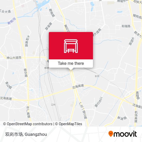 双岗市场 map