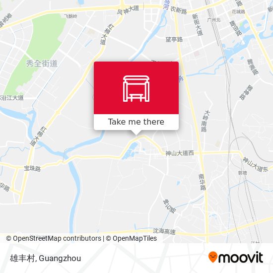 雄丰村 map