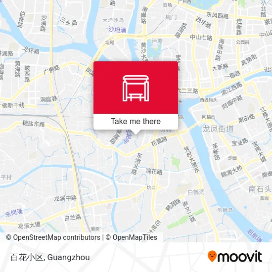 百花小区 map