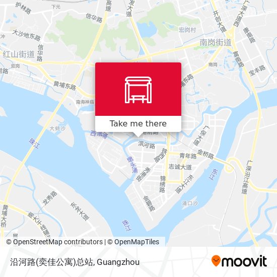 沿河路(奕佳公寓)总站 map