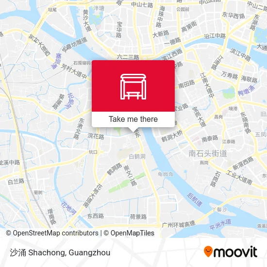 沙涌 Shachong map