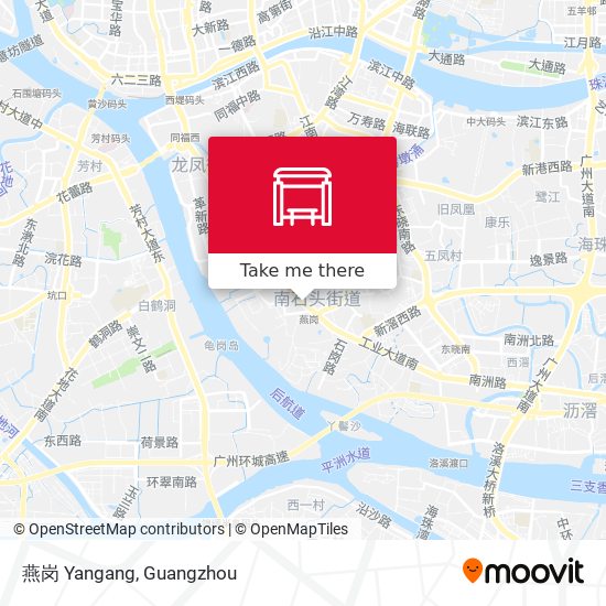 燕岗 Yangang map