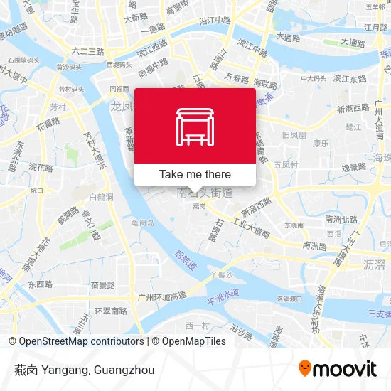 燕岗 Yangang map