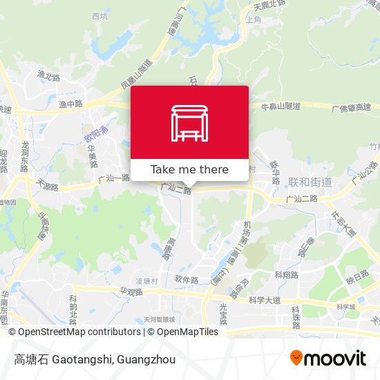 高塘石 Gaotangshi map