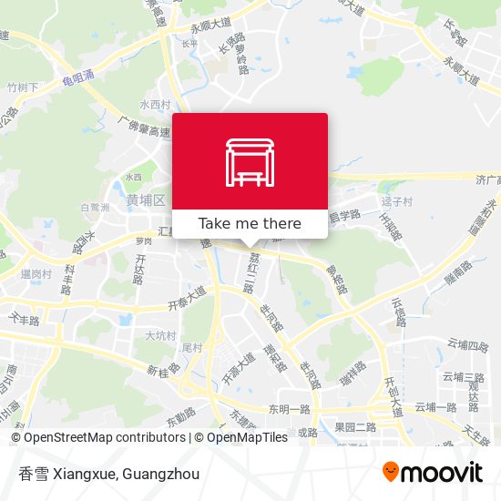 香雪 Xiangxue map
