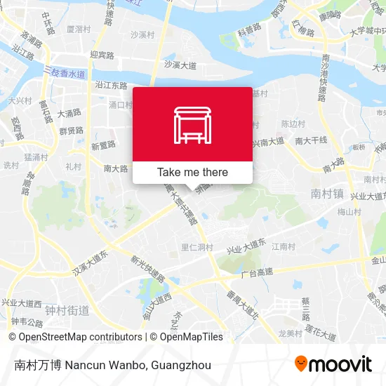 南村万博 Nancun Wanbo map