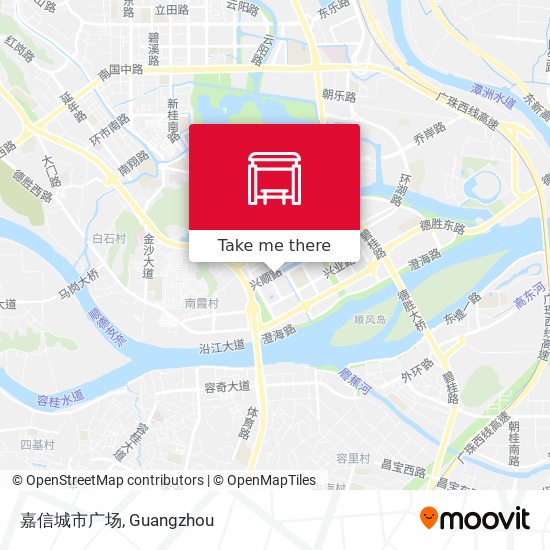 嘉信城市广场 map