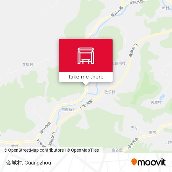 金城村 map