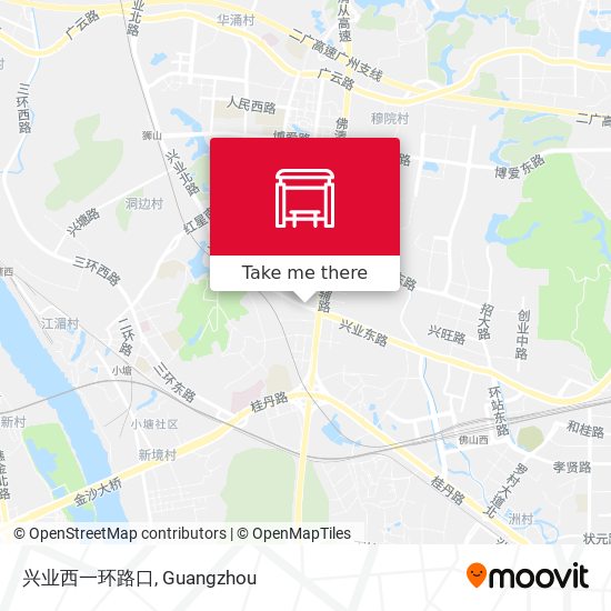 兴业西一环路口 map