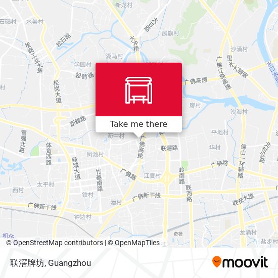 联滘牌坊 map