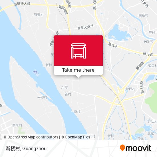 新楼村 map