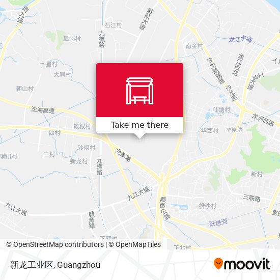 新龙工业区 map