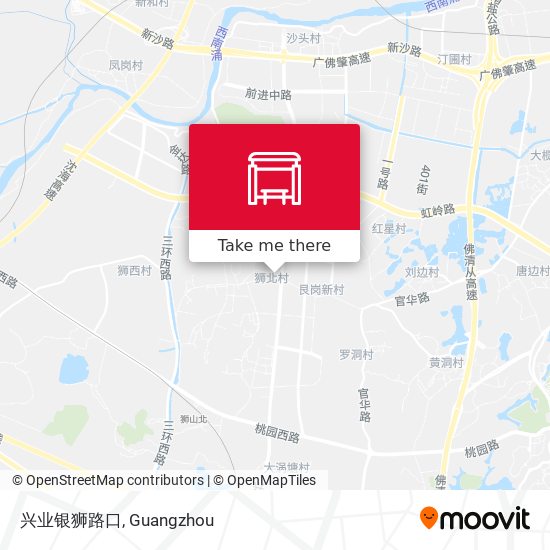 兴业银狮路口 map