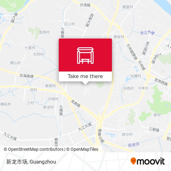 新龙市场 map