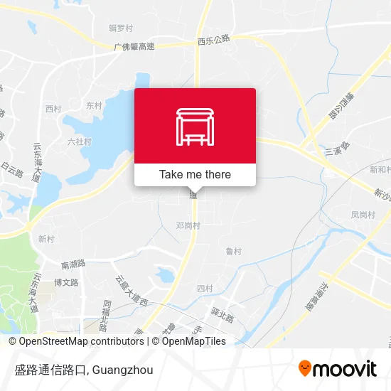 盛路通信路口 map