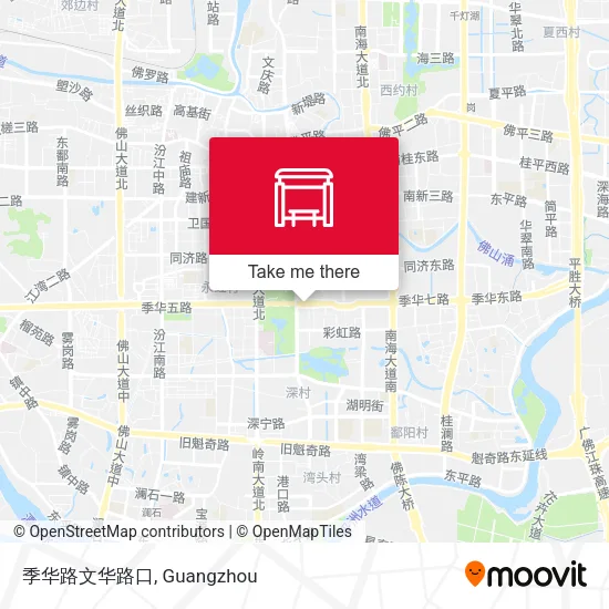 季华路文华路口 map