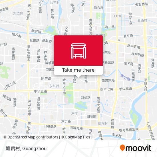 塘房村 map