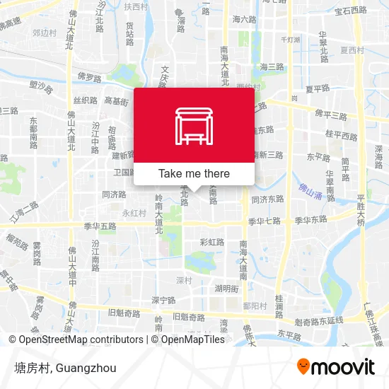 塘房村 map