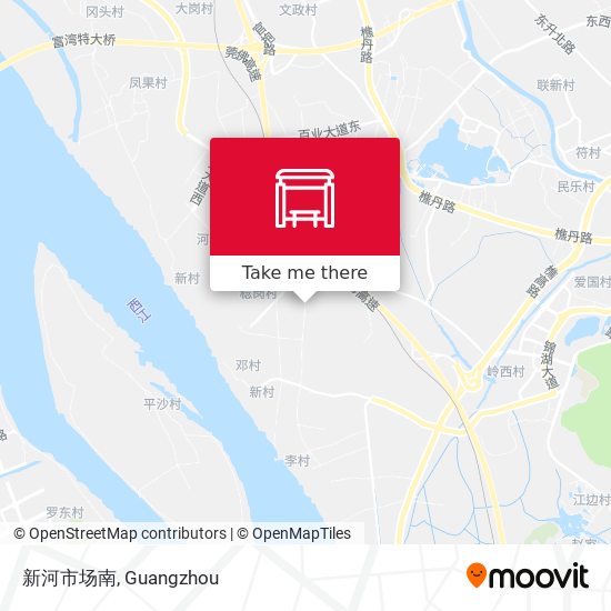 新河市场南 map