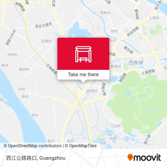 西江公路路口 map