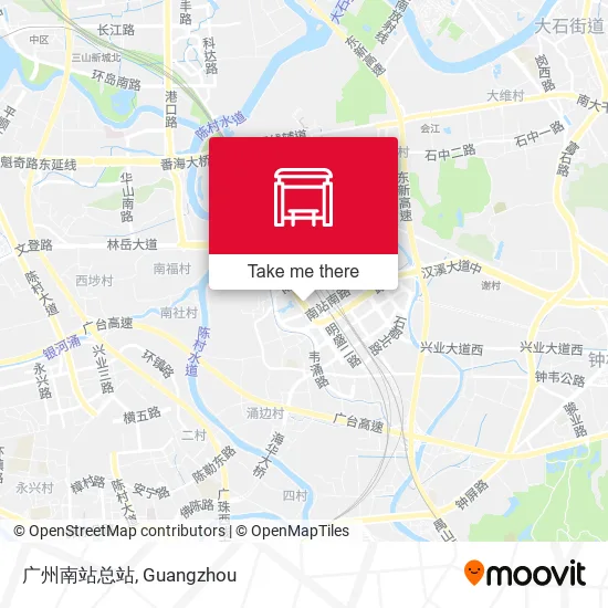 广州南站总站 map