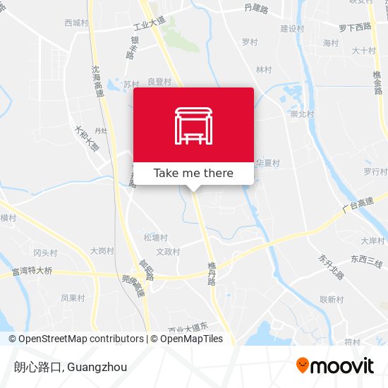 朗心路口 map
