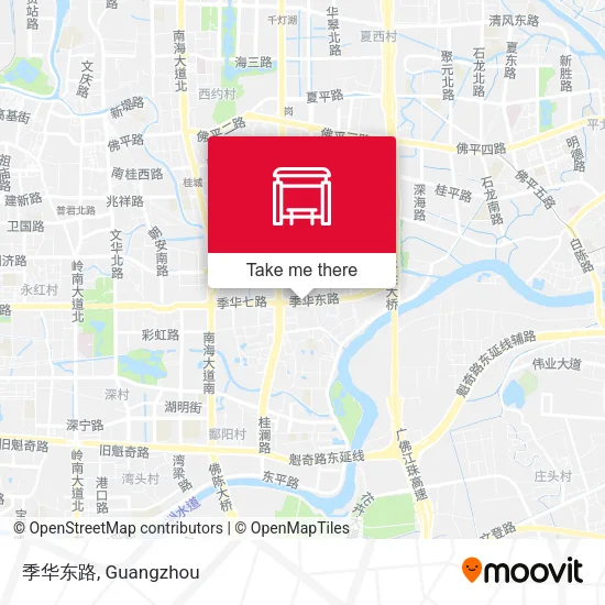 季华东路 map