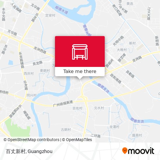百丈新村 map