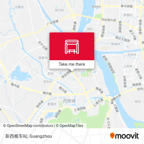 新西樵车站 map