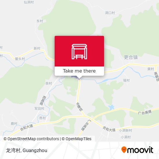龙湾村 map