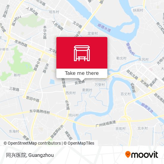 同兴医院 map