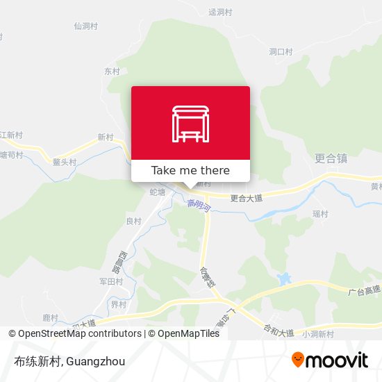 布练新村 map