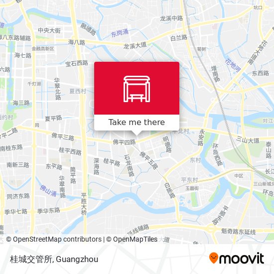 桂城交管所 map