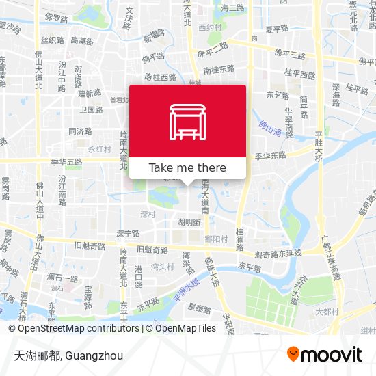 天湖郦都 map
