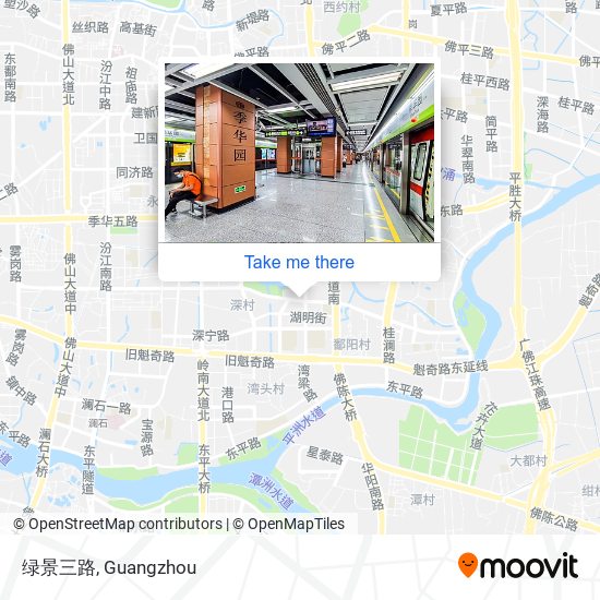 绿景三路 map
