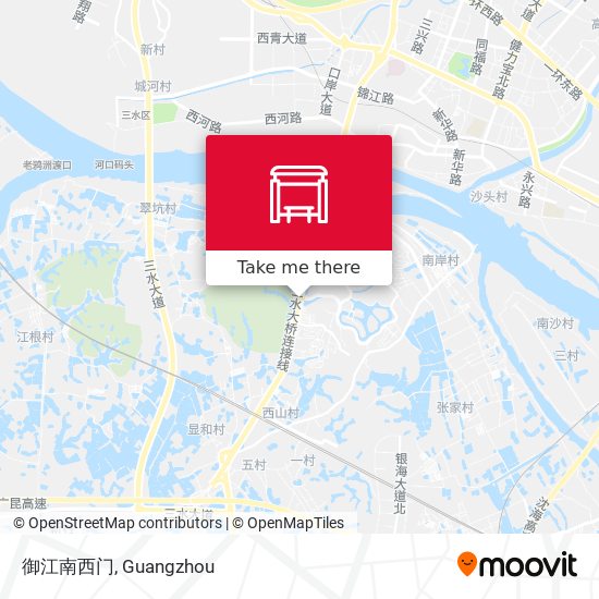 御江南西门 map