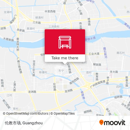 伦教市场 map