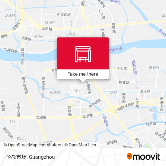 伦教市场 map