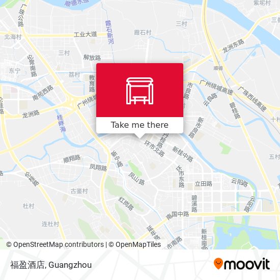 福盈酒店 map