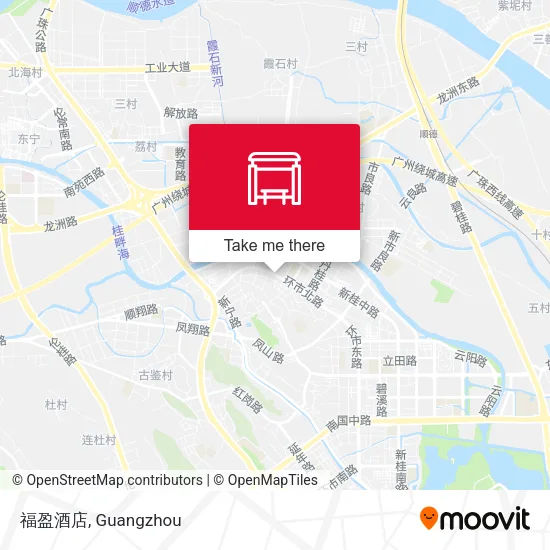福盈酒店 map