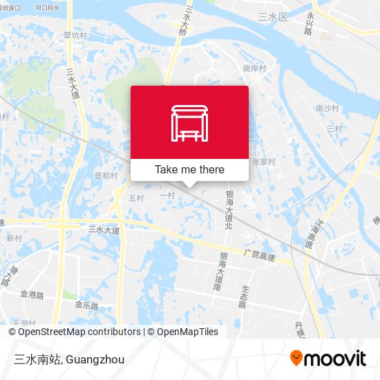 三水南站 map