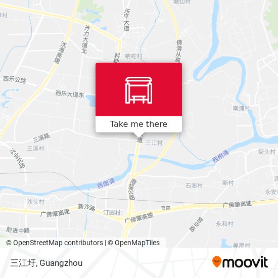 三江圩 map